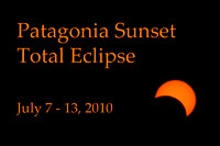 Patagonia Sunset Total Eclipse